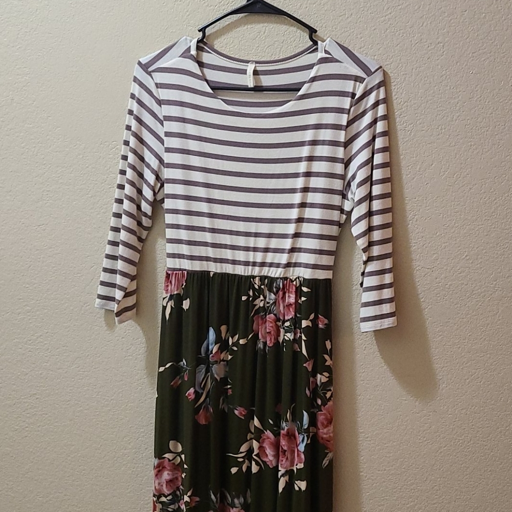 Pink blush maxi dress